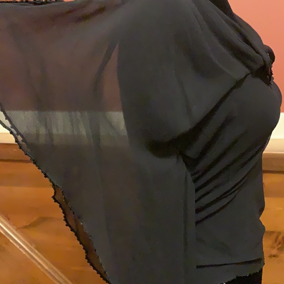 - Sheer Beaded top - - Picture 5 of 5